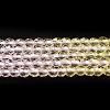 Transparent Gradient Color Glass Beads Strands GLAA-G101-2mm-17-3