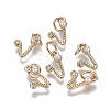 Brass Charms KK-L179-08V-G-1