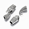 Tibetan Style Alloy Hook and Snake Head Clasps TIBE-N011-040AS-RS-2