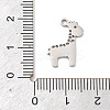 Animal Theme 304 Stainless Steel Pendants LS-STAS-D213-02B-P-3