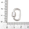Brass Screw Carabiner Lock Charms KK-Z132-07P-3