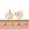 304 Stainless Steel Enamel Charms X-STAS-U061-04G-3