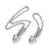 304 Stainless Steel Jewelry Sets SJEW-O097-01P-2