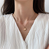 Stainless Steel Rhinestone Pendant Neckalces ZQ2711-2-3