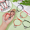 10Pcs 2 Colors Eco-Friendly Korean Waxed Polyester Braided Beaded Bracelets BJEW-DC00004-4