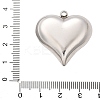 304 Stainless Steel Pendants STAS-Q349-02D-P-3