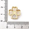Brass Micro Pave Cubic Zirconia Pendants LS-ZIRC-I069-01G-01-3