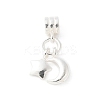 925 Sterling Silver European Dangle Charms STER-H115-01S-1