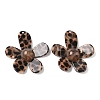 Opaque Leopard Print Cellulose Acetate(Resin) Pendants LS-FIND-C088-02B-1
