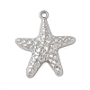 304 Stainless Steel Pendants LS-STAS-K312-09B-P-1