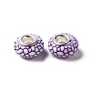 Opaque Resin European Beads RESI-C055-01A-2