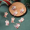 8Pcs 4 Styles Christmas Alloy Enamel Pendants FIND-YW0005-64-3