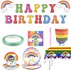Rainbow Theme Birthday Party Decoration Sets ST-CJ0030-01-1