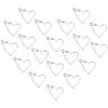 100PCS Unique Valentines Day Gift Ideas for Girlfriend Tibetan Style Alloy Pendants TIBEP-UN0001-07-1