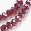 Electroplate Glass Beads Strands LS-GLAA-K027-PL-A03-3
