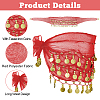 Polyester Tassel Fringe Trimming AJEW-WH0651-70C-4