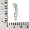 Brass S-Hook Clasps KK-C062-043P-3