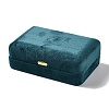 Rectangle Iron Covered with Velvet Jewelry Set Storage Boxes CON-K002-07C-1