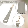 4Pcs 2 Colors Imitation Leather Hat Clips FIND-GF0008-14C-5