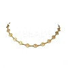 304 Stainless Steel Hollow Spiral Link Chain Necklaces for Women NJEW-JN06395-01-3