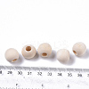 Unfinished Natural Wood European Beads WOOD-Q041-04D-3