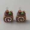 Opaque Resin Pendants RESI-CJC0028-05P-02-1