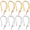 Beebeecraft 28Pcs 2 Colors Rack Plating Eco-friendly Brass Earring Hooks KK-BBC0010-17-1