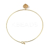 Brass with ABS Imitation Pearl Charm Necklace BJEW-Q350-05C-G-3