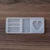 DIY Heart & Rectangle Pendant Food Grade Silicone Molds LS-SIMO-C003-04-1
