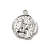 304 Stainless Steel Pendants STAS-B074-08P-01-1