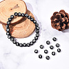 Craft Black Acrylic Beads SACR-YW0001-05-5