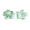 Baking Paint Transparent Glass Beads DGLA-N014-08A-06-2