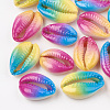 Spray Paint Cowrie Shell Beads SHEL-S274-01-1
