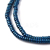 Electroplated Non-magnetic Hematite Beads Strands G-P571-A01-01E-3