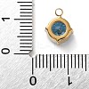 304 Stainless Steel Micro Pave Cubic Zirconia Pendants LS-STAS-K292-01G-03-3