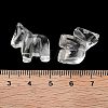 Natural Quartz Crystal Carved Half Hole Beads G-K367-02A-3