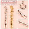 4Pcs 2 Colors Alloy Bag Extension Chains FIND-UN0003-16-5