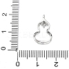Brass Micro Pave Cubic Zirconia Pendants KK-D357-13P-3