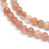 Natural Sunstone Beads Strands G-E411-13A-3mm-3