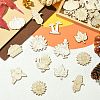 Thanksgiving Day Unfinished Blank Wooden Slices for Painting Arts WOOD-CJC0005-61B-1-5