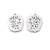 201 Stainless Steel Pendants STAS-V001-23-1