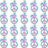 20Pcs Rainbow Color Alloy Pendants FIND-FH0003-56-1