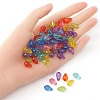 100Pcs Transparent Acrylic Beads MACR-YW0002-10-3