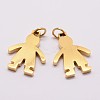 Ion Plating(IP) 316 Surgical Stainless Steel Pendants LS-STAS-K116-01G-A-1