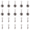 10Pcs 2 Styles Teapot and Coffee Cup Tibetan Style Alloy Pendant Decorations HJEW-YW00138-1