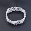 Bling Glass Beaded Stretch Bracelet BJEW-N018-03-03-1