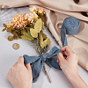 10 Yards Burlap Frayed Ribbon OCOR-WH0093-09A-3