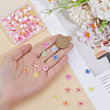 100Pcs Resin Sakura Cabochons MRMJ-ME0001-07-3