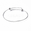Non-Tarnish Adjustable 304 Stainless Steel Bangles Making MAK-F286-01P-3