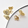 Rack Plating Brass Micro Pave Clear Cubic Zirconia Stud Earrings EJEW-K299-01G-P-3